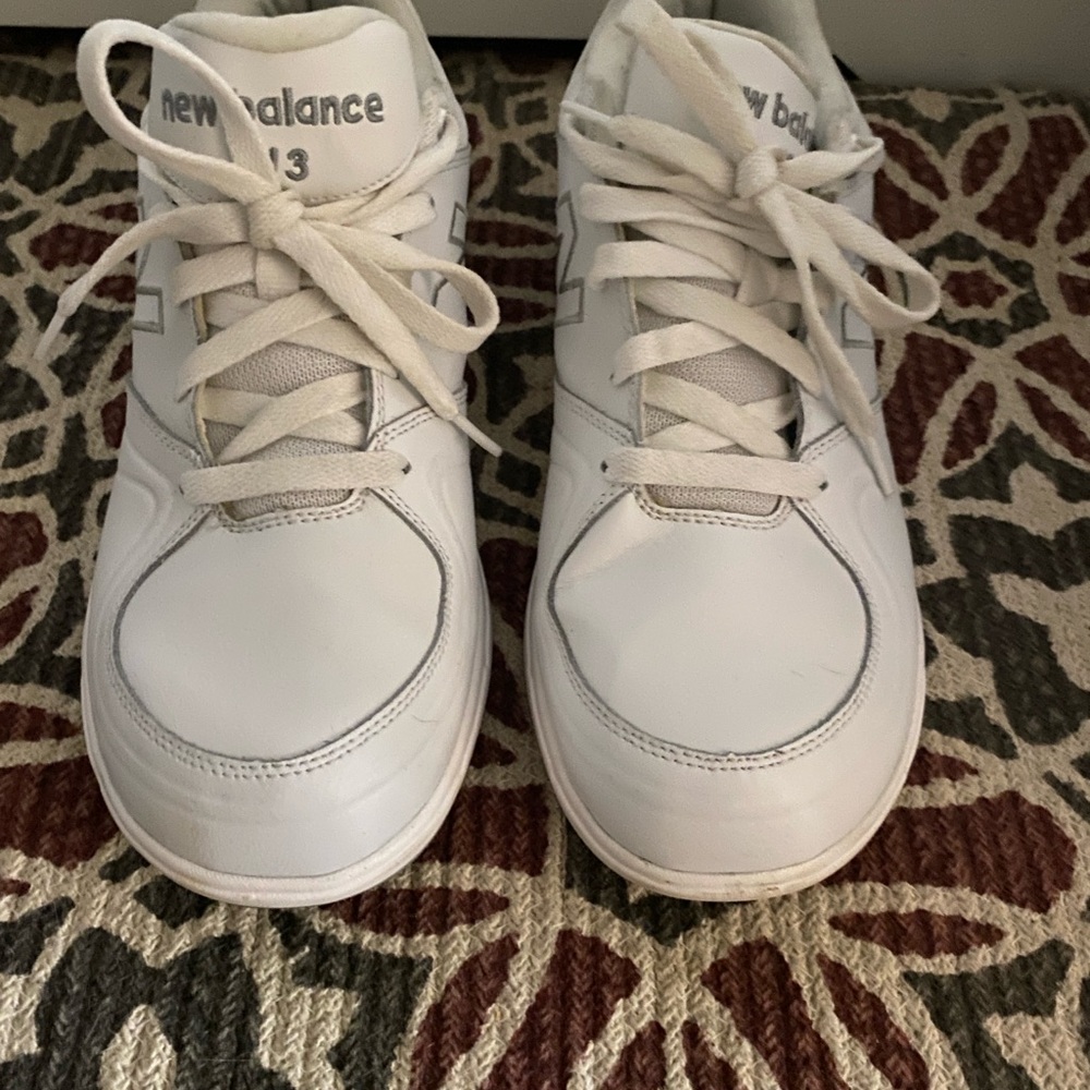 New Balance White Athletic Shoes